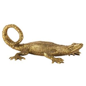 Eli Decorative Brass Lizard