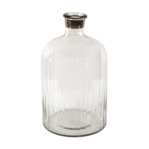 Belques Line Cut Glass Bottle