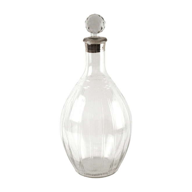 Belques Line Cut Glass Decanter