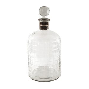 Belques Square Cut Glass Decanter