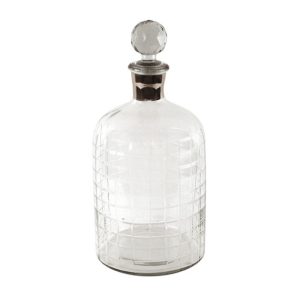 Belques Square Cut Glass Decanter