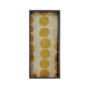 Sienna Dots Rectangular Tray, Medium