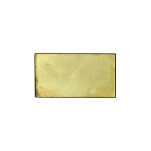 Gold Leaf Rectangular Tray, Mini Medium