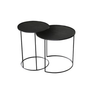 Compas Tall Side Tray Tables, Set of 2
