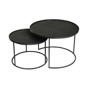 Compas Low Tray Tables, Set of 2