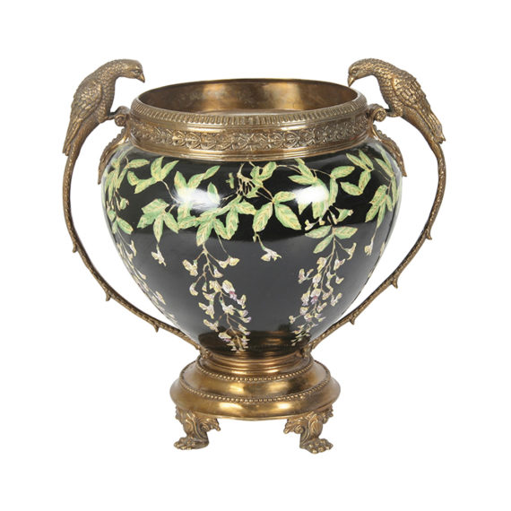 Wisteria Bowl with Birds