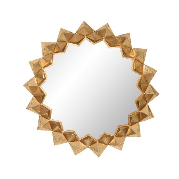Spike Round Mirror